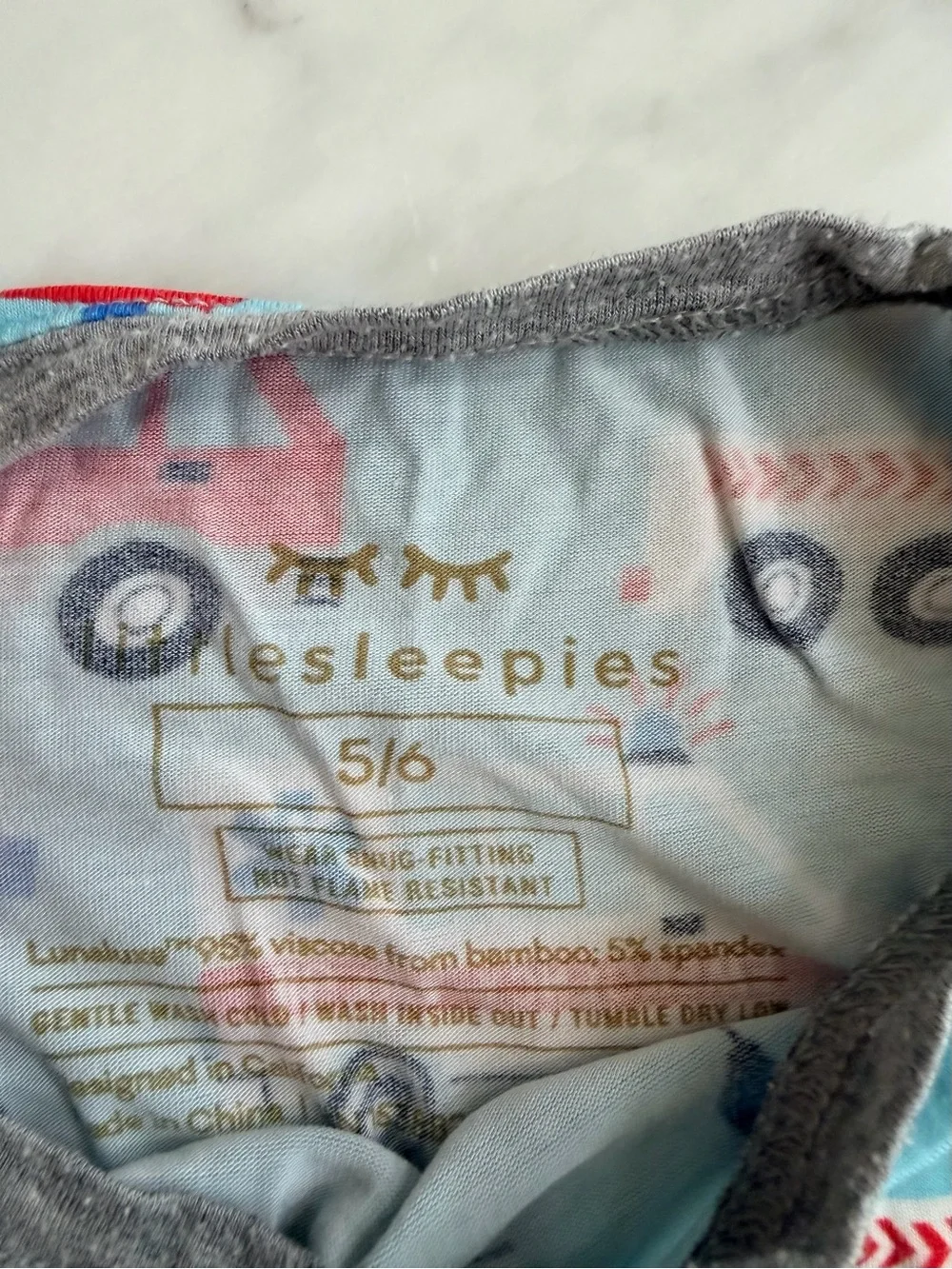 Little Sleepies Emergency Vehicles Pajama Top